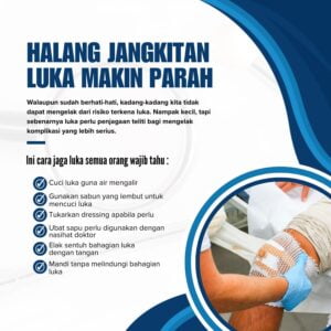 6 Langkah Kena Buat Jika Luka, Halang Jangkitan Makin Parah