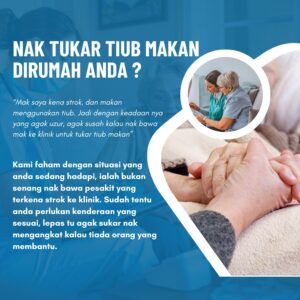 Nak Tukar Tiub Makan Di Rumah Anda ?