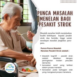 3 Punca Masalah Menelan Bagi Pesakit Strok