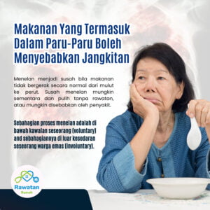 Makanan Yang Termasuk Ke Dalam Paru-Paru Boleh Menyebabkan Jangkitan