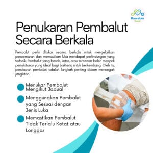Penukaran Pembalut Secara Berkala