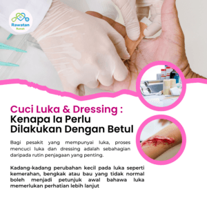 Cuci Luka Dan Dressing : Kenapa Ia Perlu Dilakukan Dengan Betul ?
